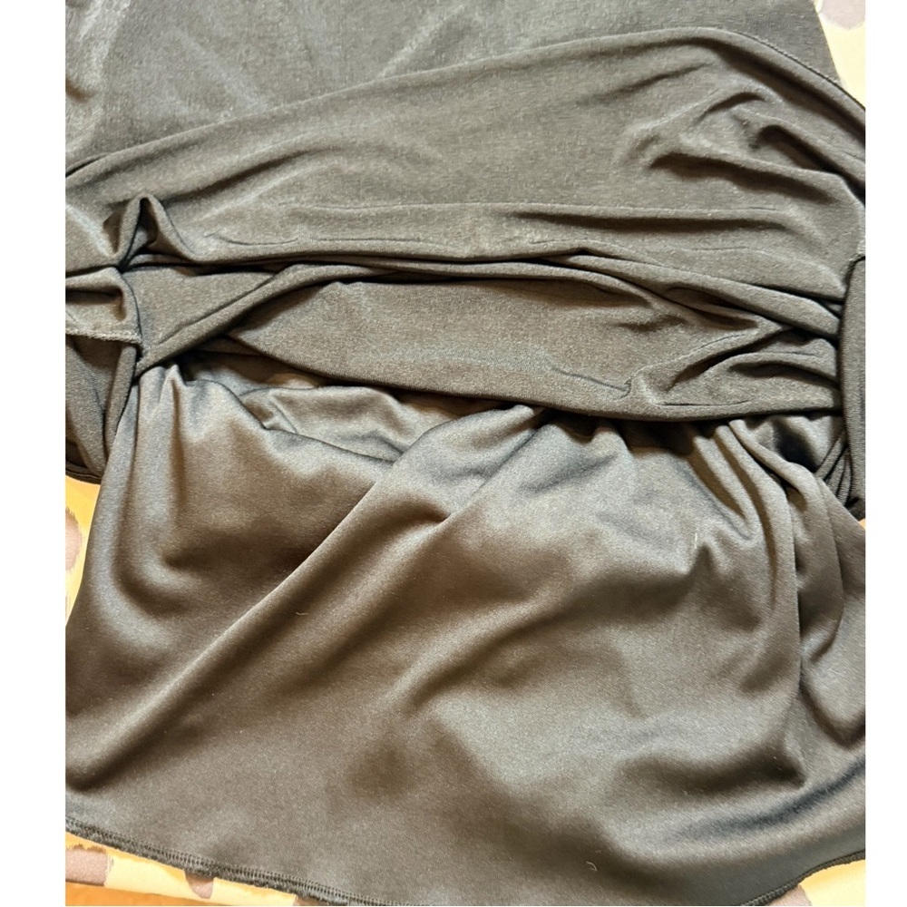 Wild Fable Black Silky Square Neck Midi Dress XL 🖤 - Picture 9 of 9